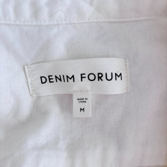 Aritzia Denim Forum The Jane Shirt in A Little White Lie - Picture 6 of 6